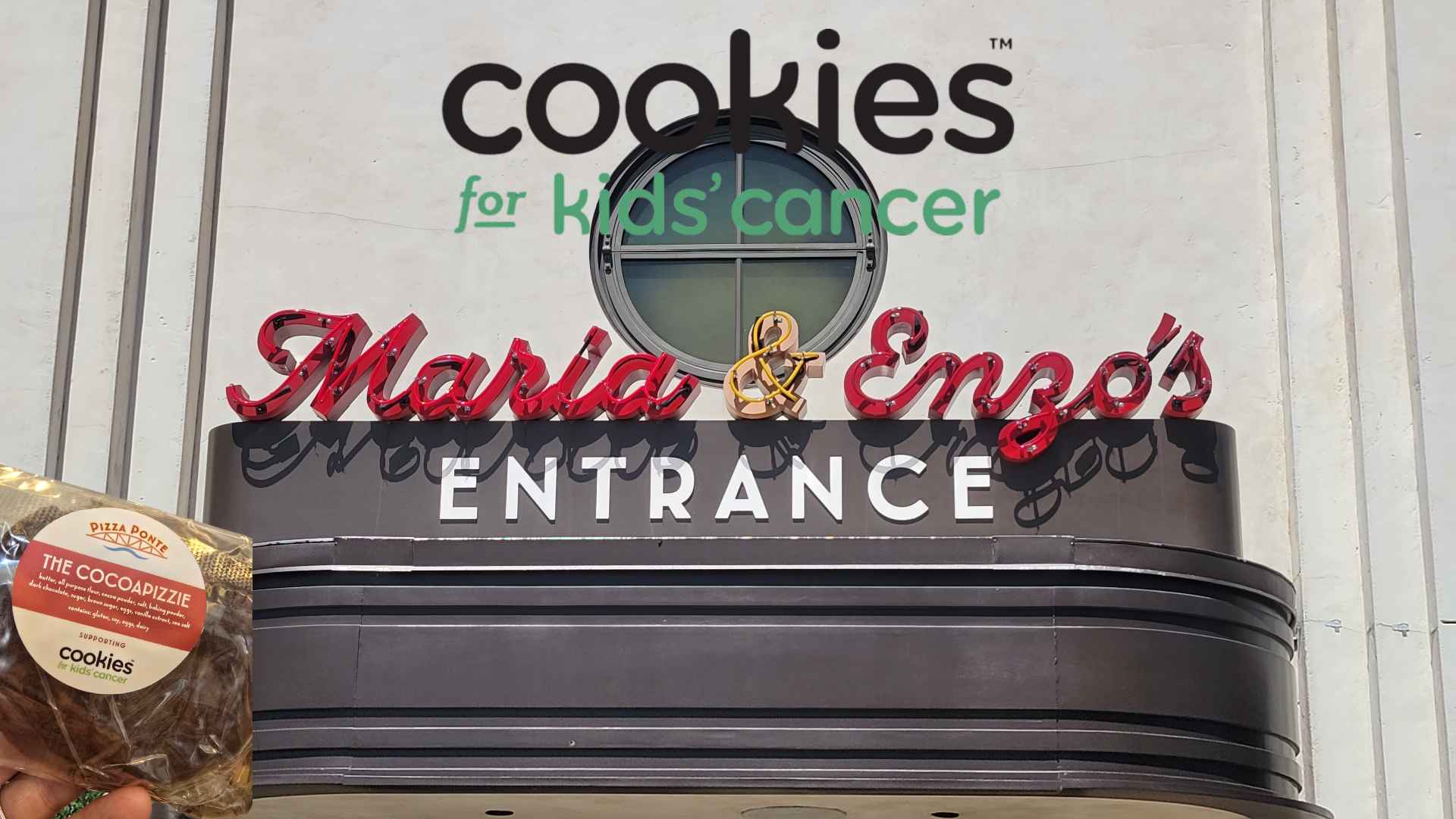 Patina Restaurant Group Disney Springs Restaurants Support Cookies for Kids' Cancer