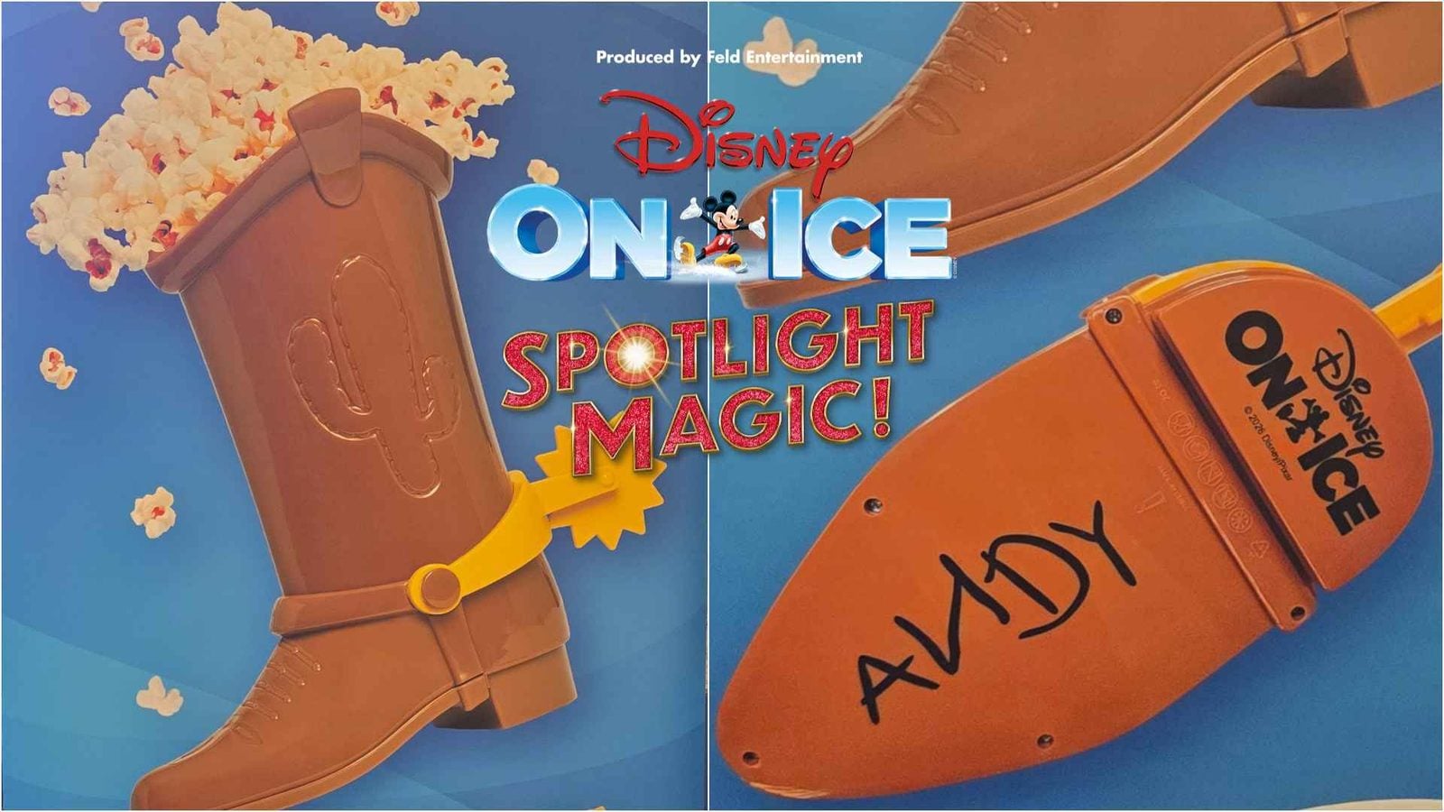 Woody's Boot Popcorn Bucket at Disney On Ice: Price, Size, and What's Included