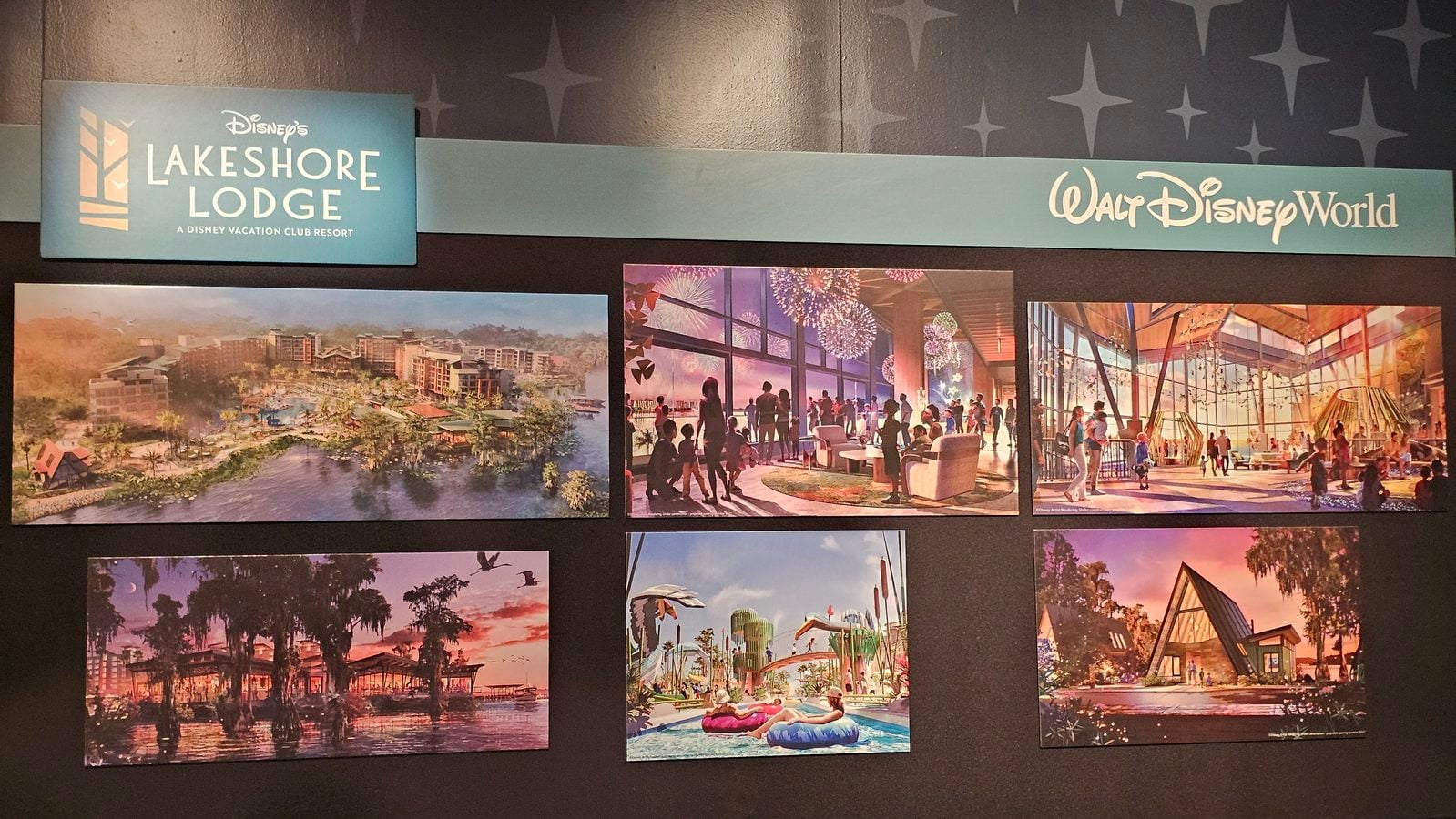 Lakeshore Lodge concept art Lakeshore Lodge sign July 2027