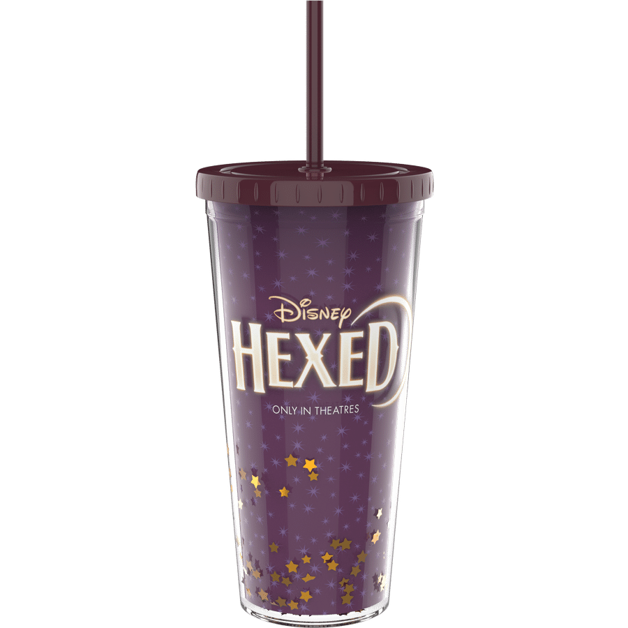 Hexed glitter tumbler
