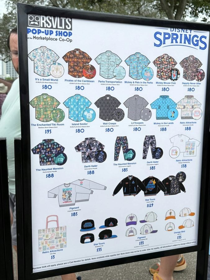 price sign RSVLTS prices price list