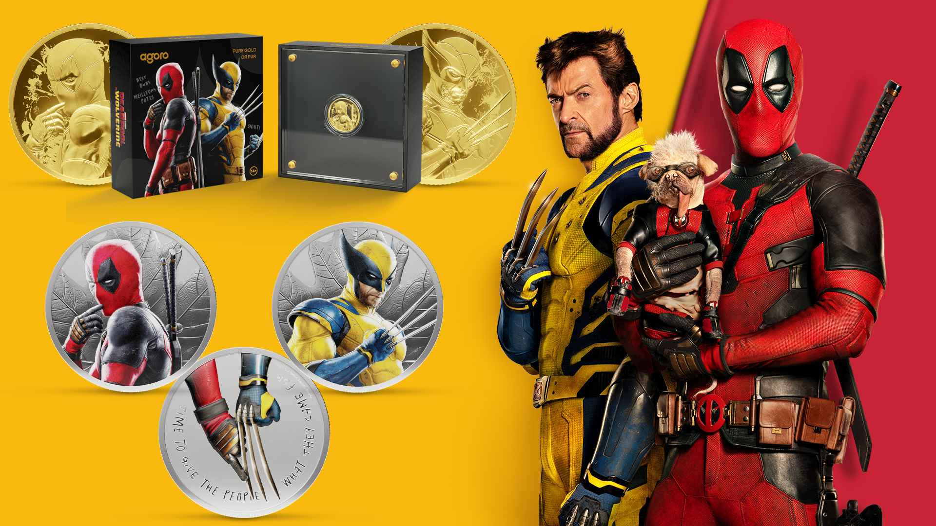 Deadpool and Wolverine Gold and Silver Collectibles Released by the Royal Canadian Mint