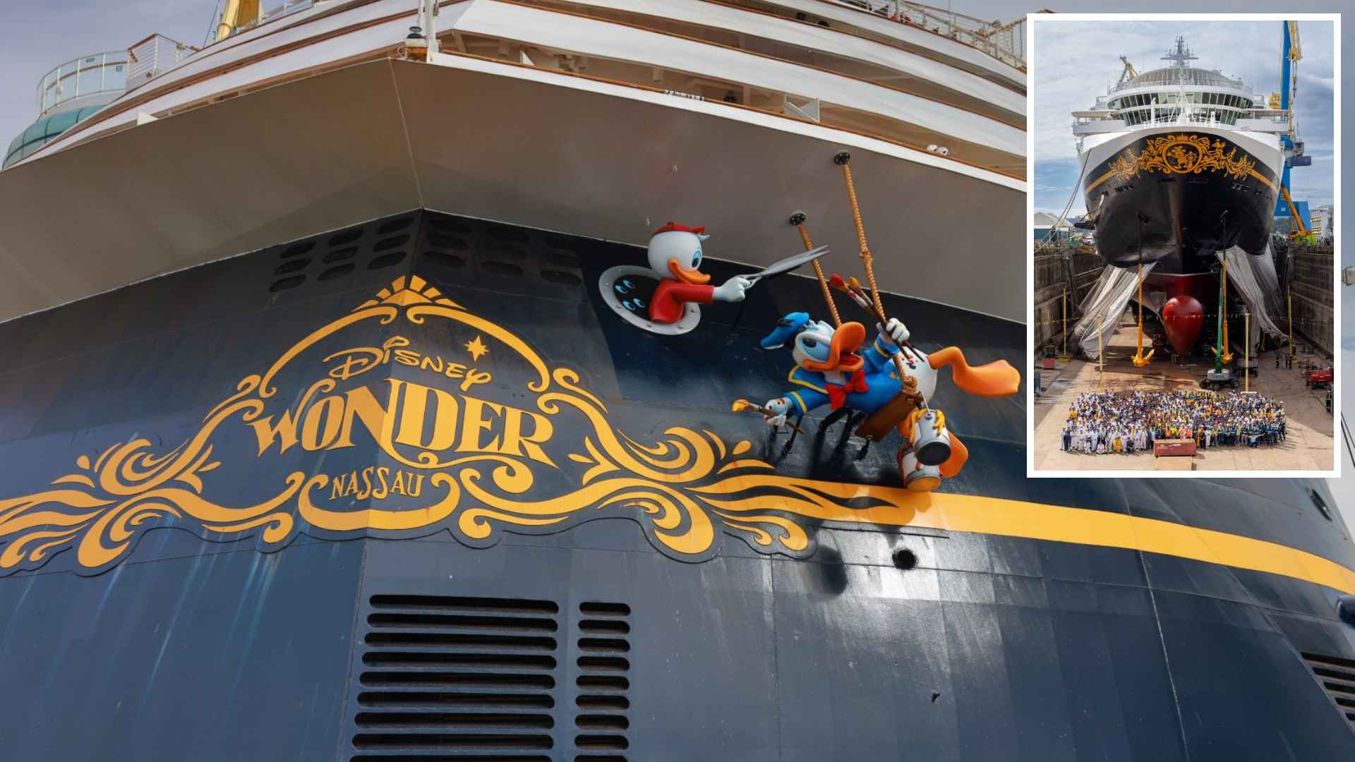 Disney Cruise Line Shares First Behind-the-Scenes Look at Its Dry Dock Process