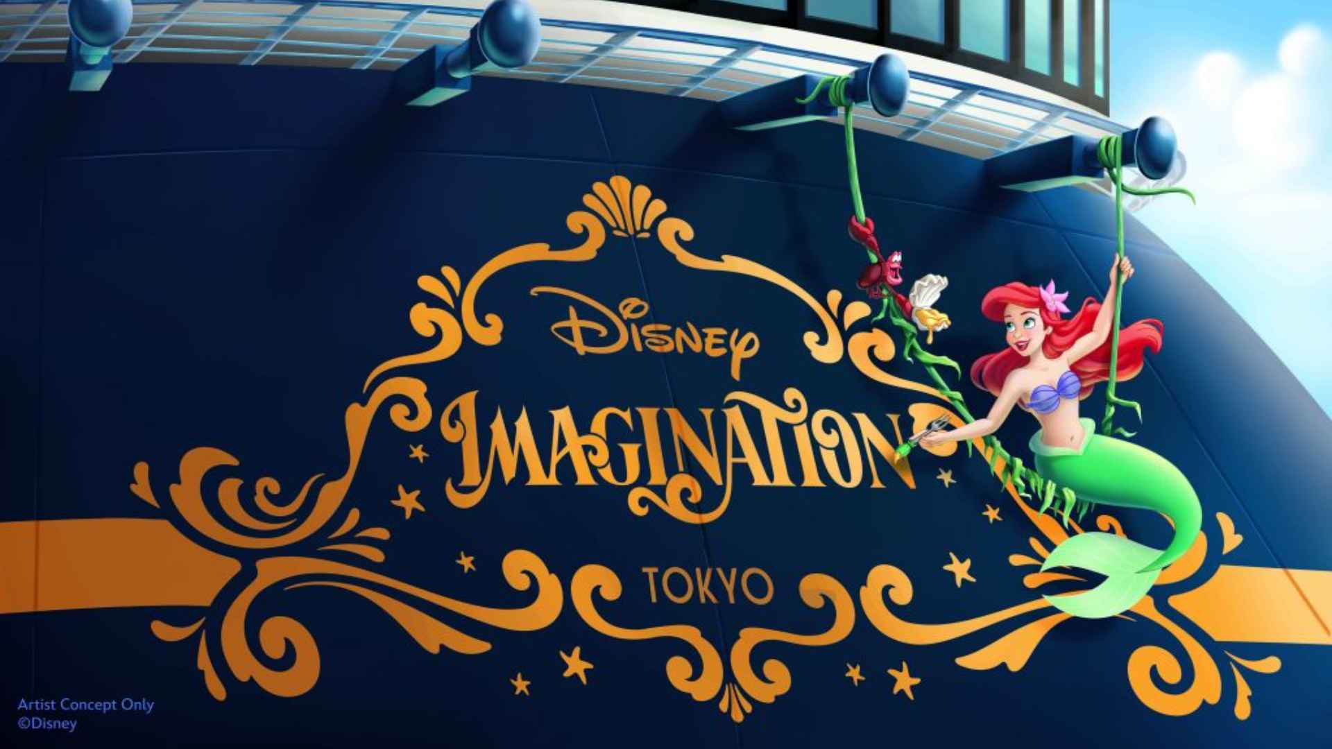 Disney Imagination Revealed as First Disney Cruise Ship to Sail From Japan in 2029