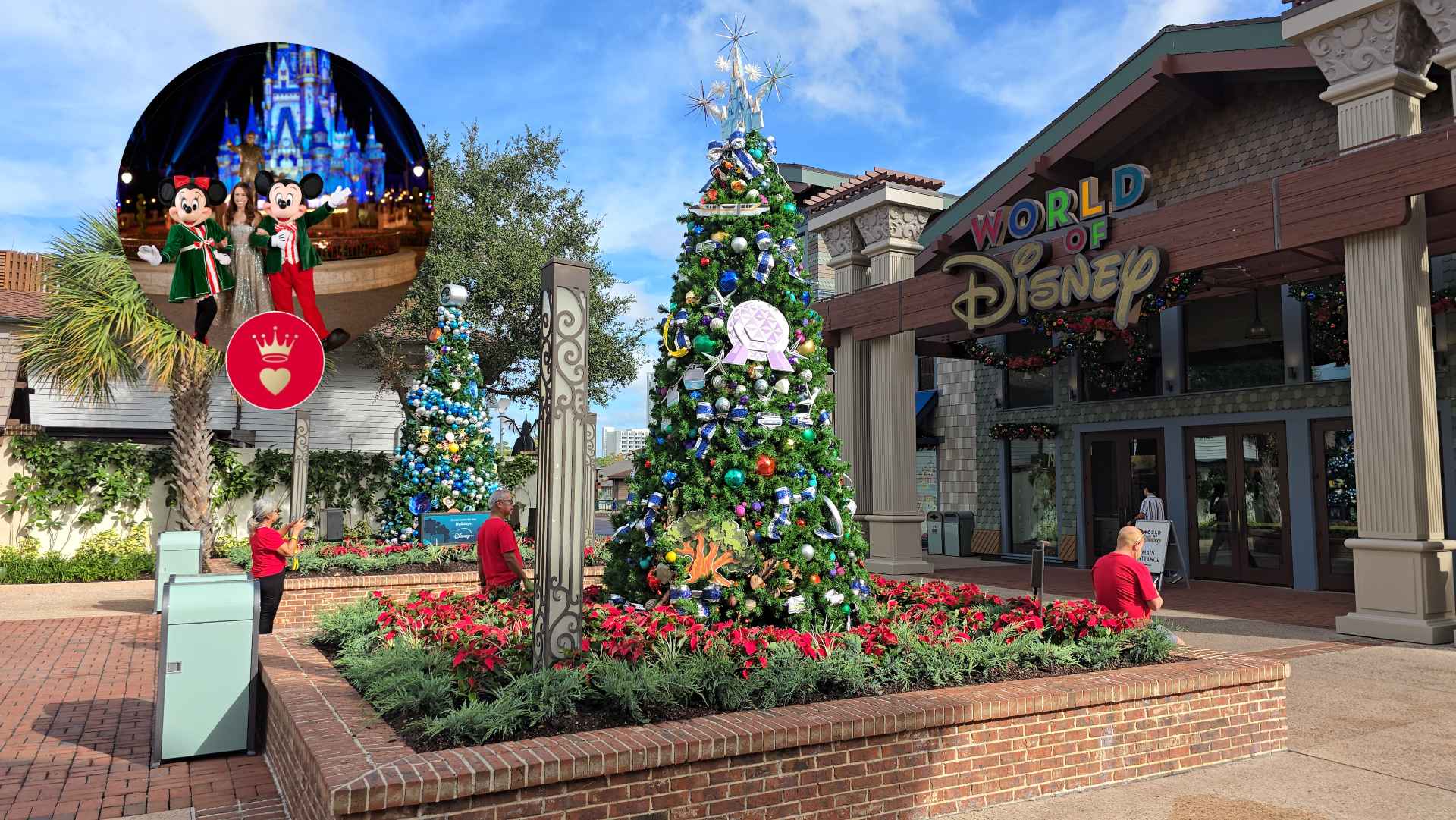 Disney Springs Christmas Tree Stroll 2026 Adds Hallmark, Bluey and Monsters, Inc. Trees