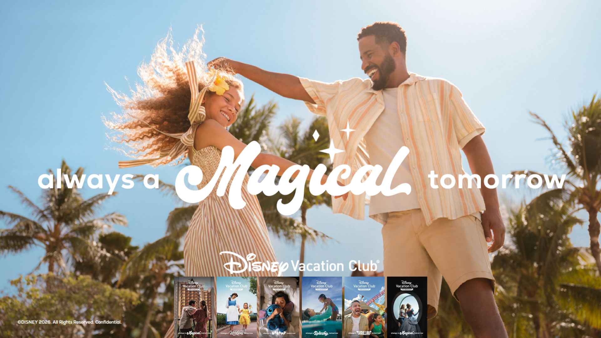Disney Vacation Club Launches "Always a Magical Tomorrow" Brand Campaign November 1