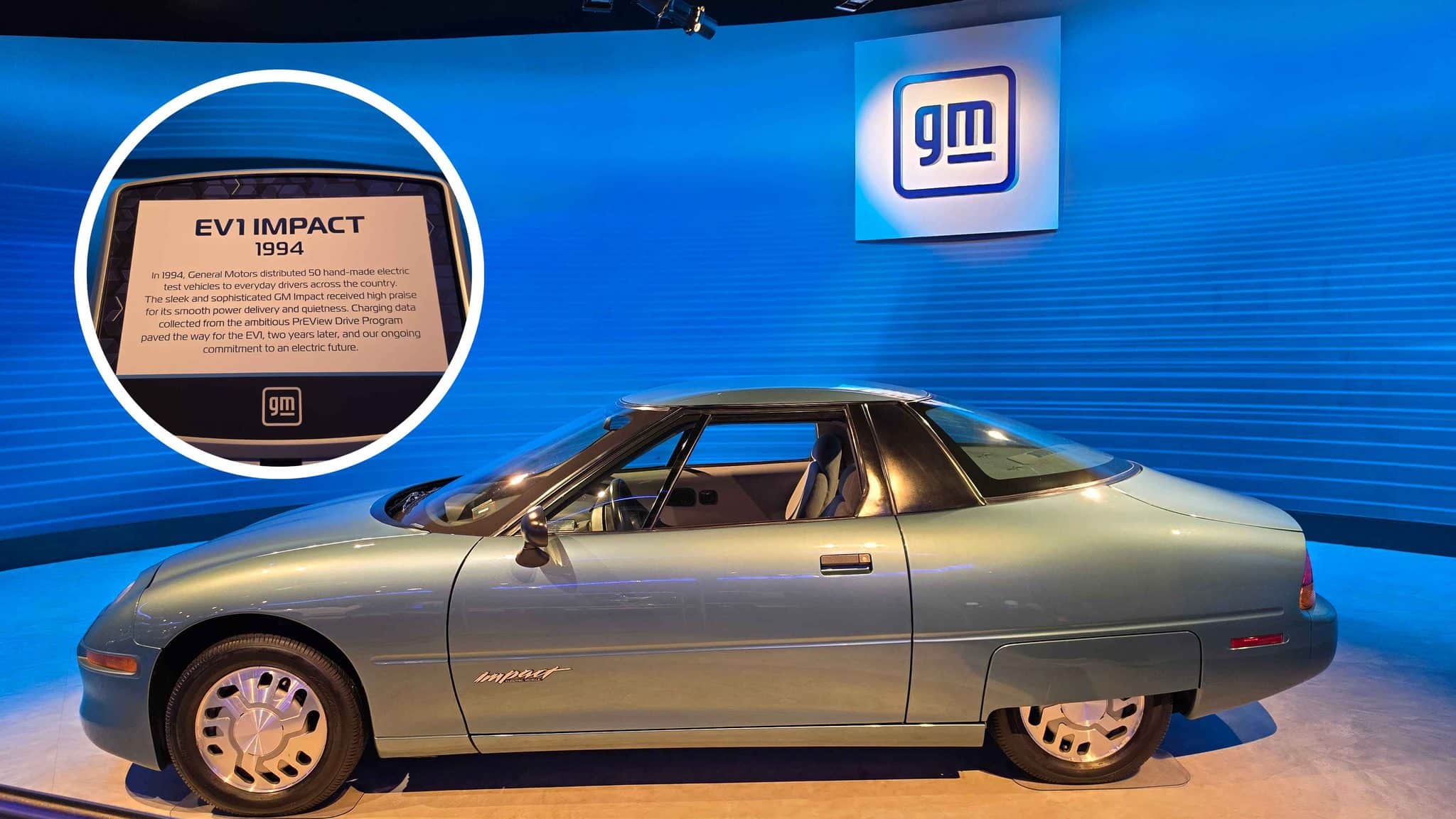 GM EV1 Impact Electric Car Now on Display at Test Track in EPCOT