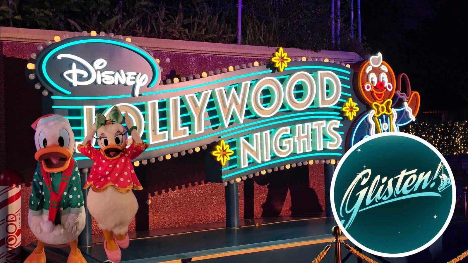 Jollywood Nights 2026 Donald  Daisy and Genie Join Glisten for the First Time