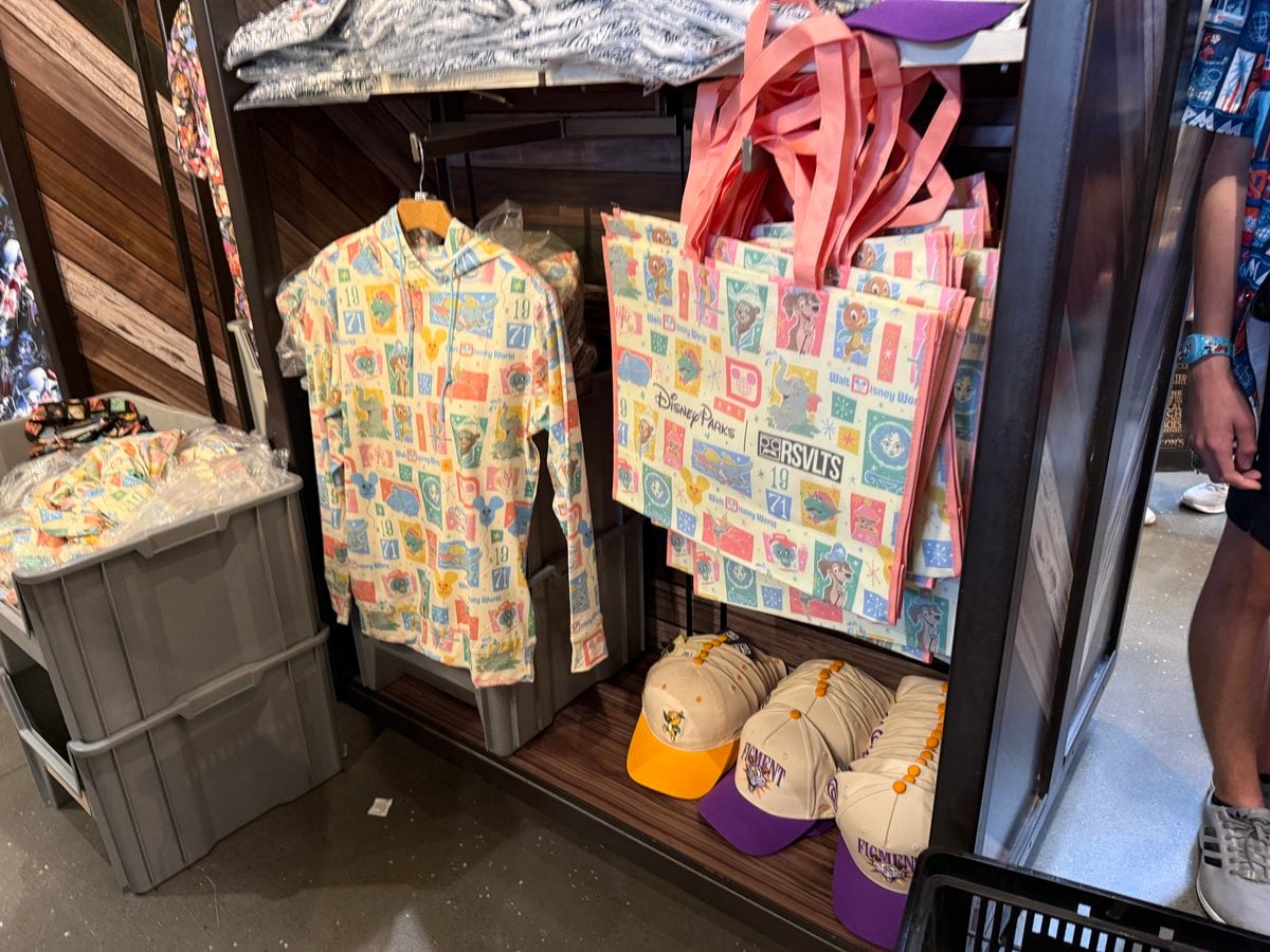 retro pieces Figment sweatshirt Figment hat Orange Bird hat Retro Attractions Walt Disney World 1971 tote bag