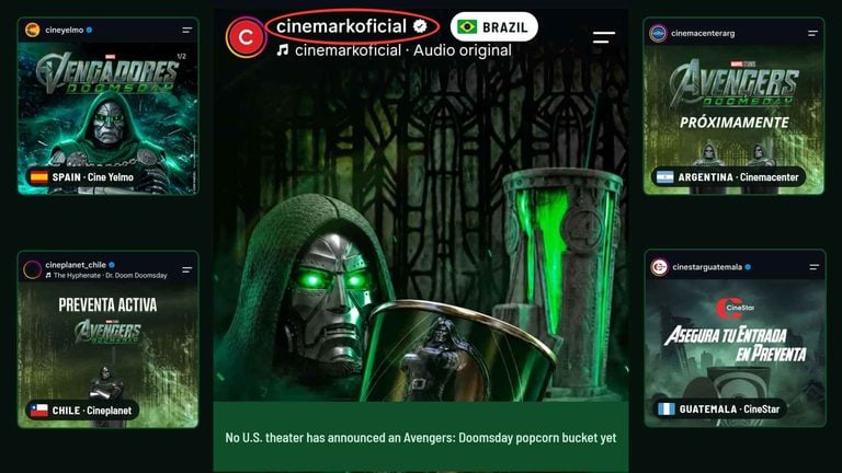 No U.S. Theater Has Announced an Avengers: Doomsday Popcorn Bucket Yet