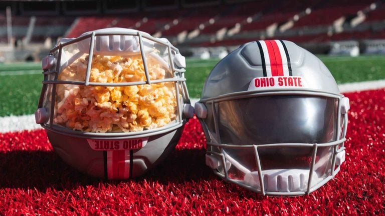 Ohio State Football Helmet Popcorn Bucket Now on Sale at Ohio Stadium