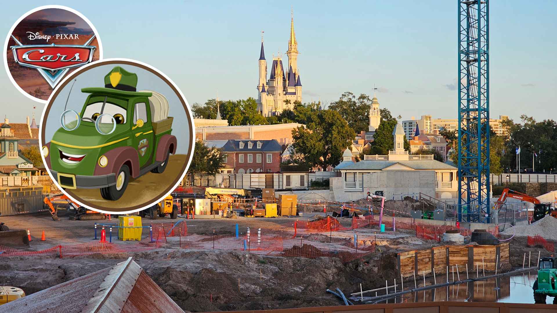 Piston Peak Construction Photos: Frontierland Boardwalk Gone at Magic Kingdom
