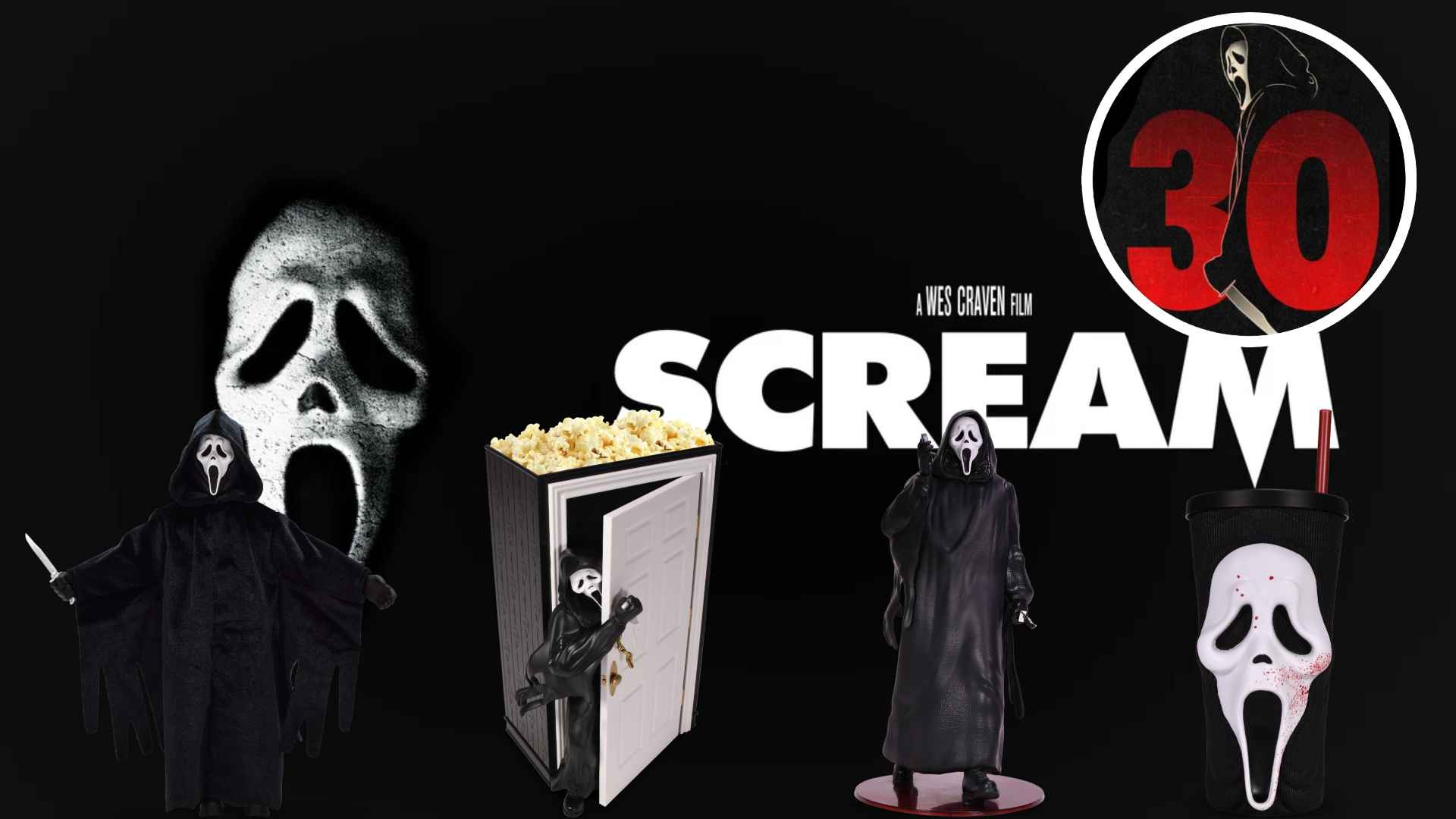 Scream 30th Anniversary Ghostface Popcorn Buckets Go on Sale October 9
