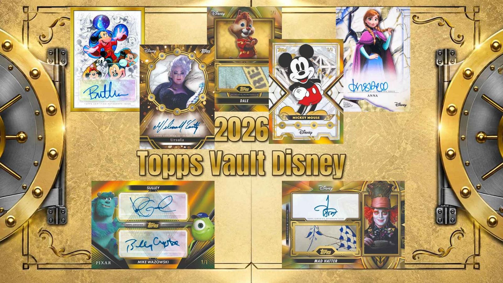 Topps Vault Disney Brings Real Diamonds and Film Prop Relics to Disney Trading Cards