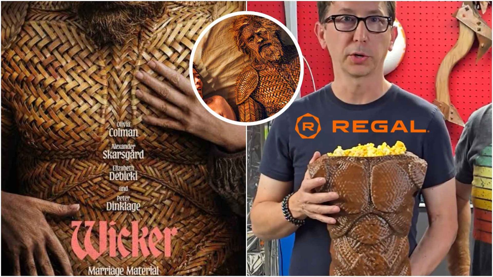 Wicker Popcorn Bucket Regal Releases Free 3D Printable Torso Bucket for October 23