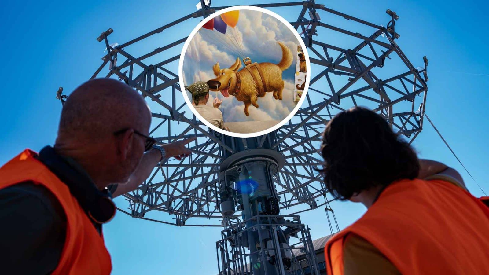Adventure Is Out There Disneyland Paris' Up Swing Ride Is Taking Shape for 2027