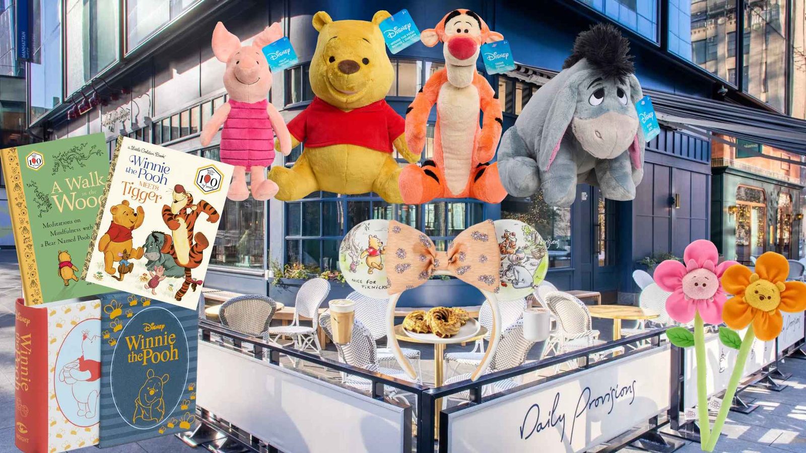 Winnie the Pooh 100th Anniversary Disney Turns NYC Coffee Shop Into the Hundred Acre Wood